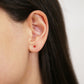 5 Color Set! 14k Solid Yellow Gold Birthstone CZ Stud Earrings, 3mm