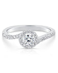 CZ Solitaire Birthstone Ring, Engagement Style in