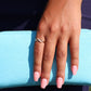 10k Yellow Gold Dainty Infinity Ring