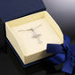 Sterling Silver Infinity Cross Charm Necklace