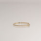 14k Yellow Gold Dainty Bar Ring
