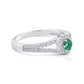 Sterling Silver Birthstone Solitaire Ring
