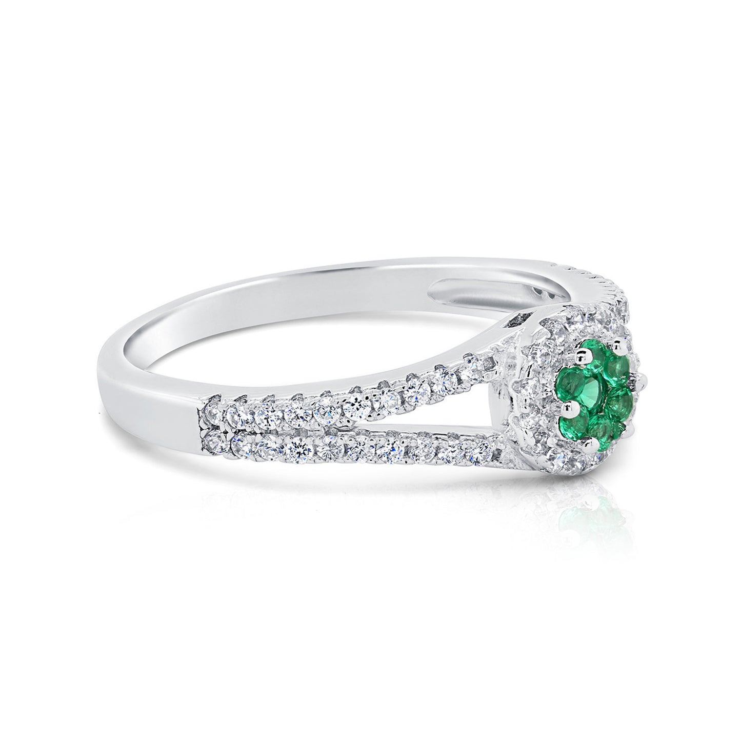 Sterling Silver Birthstone Solitaire Ring