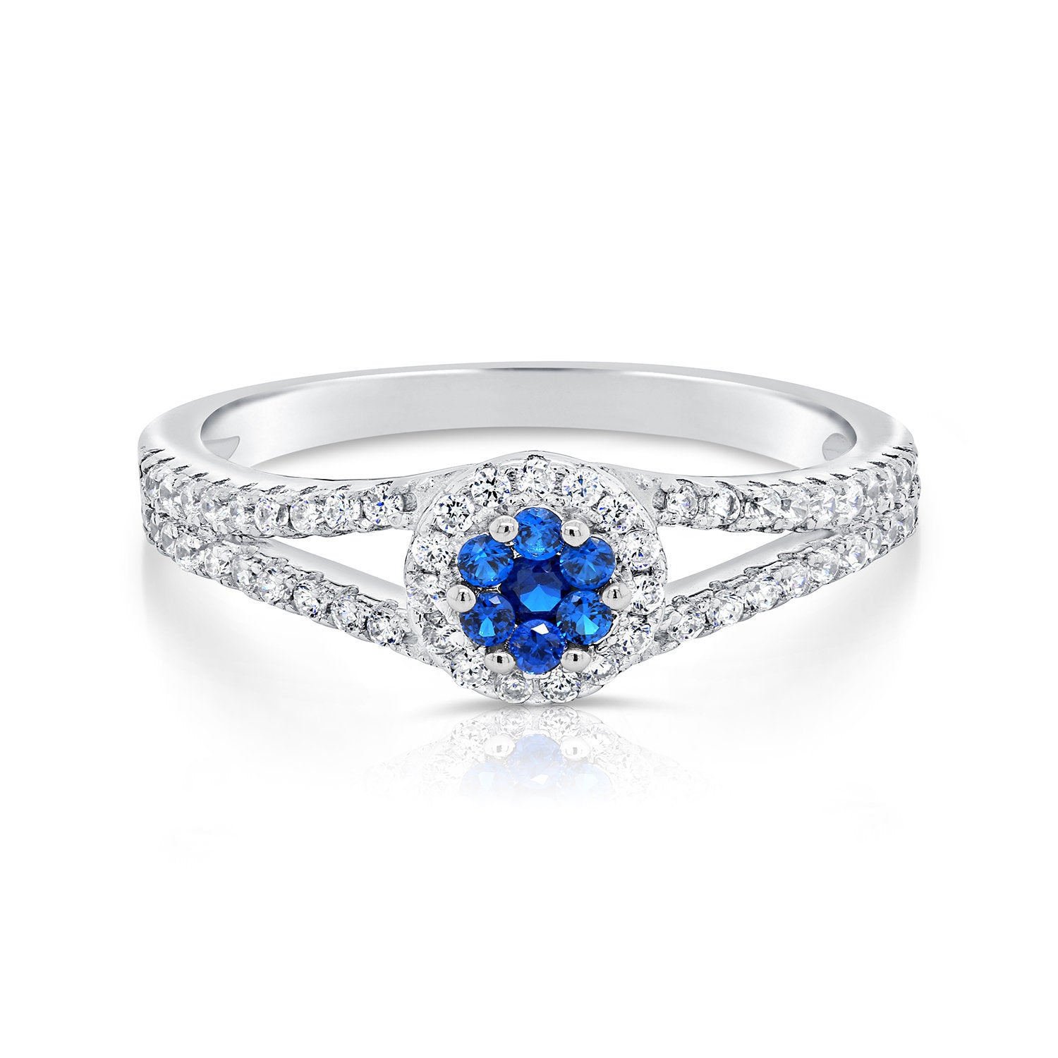 Sterling Silver Birthstone Solitaire Ring