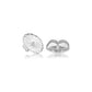 Solid 14K White Gold Backings, Super Comfortable Ear Nuts for Pushbacks and Screwbacks, 3 sizes