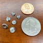 Solid 14K White Gold Backings, Super Comfortable Ear Nuts for Pushbacks and Screwbacks, 3 sizes