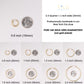 14k Yellow Gold Chunky Hoop Earrings, 3mm Thickness