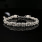 Sterling Silver Handmade Byzantine Bracelet with Hook Clasp, 9", Unisex