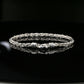 Thin Byzantine Chain Bracelet, Chainmail Jewelry in Sterling Silver, 8.5", Unisex