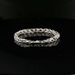 Sterling Silver Handmade Byzantine Chain Bracelet with S-Hook Clasp, 8&quot;, Unisex