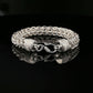 Sterling Silver Byzantine Chain Bracelet with S-Hook Clasp, 8.25&quot;, Unisex