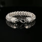 Sterling Silver Byzantine Chain Bracelet with S-Hook Clasp, 8.25&quot;, Unisex
