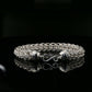Sterling Silver Byzantine Chain Bracelet with S-Hook Clasp, 8.75" Unisex
