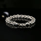Sterling Silver Byzantine Chain Bracelet, 8&quot;, Unisex