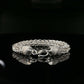 Sterling Silver Byzantine Thick Chain Bracelet with S-Hook Clasp, 8.25&quot;, Unisex