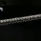 Sterling Silver Byzantine Chain Bracelet with Hook Clasp, 8.75" Unisex