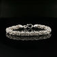 Byzantine Chain Bracelet with Hook Clasp in Sterling Silver, 8.75" Unisex