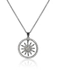 Shining Star Charm Necklace in Sterling Silver