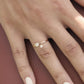 14k Yellow Gold Dainty Kitty Ring