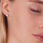 Sterling Silver Flower Stud Earrings, 0720