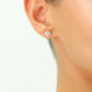 14k Yellow Gold Classic Solitaire Cz Stud, Single Earring, Pushback (Unisex)