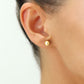 14k Yellow Gold Classic Ball Stud, Single Earring, Pushback (Unisex)