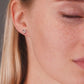 Sterling Silver Small Tear Drop Stud Earrings