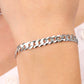 Curb Link Bracelet in Sterling Silver. Unisex