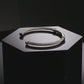 Long Bar Cuff Bracelet in Sterling Silver