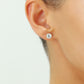 14k Yellow Gold Classic Solitaire Cz Stud, Single Earring, Pushback (Unisex)