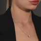 Sterling Silver Small Sparkle Ball Charm Necklace