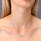 QUEEN Word Necklace in Sterling Silver