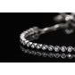 Sterling Silver Elegant Tennis Bracelet, Adjustable