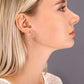 14k Yellow Gold Braided Round Hoop Earrings