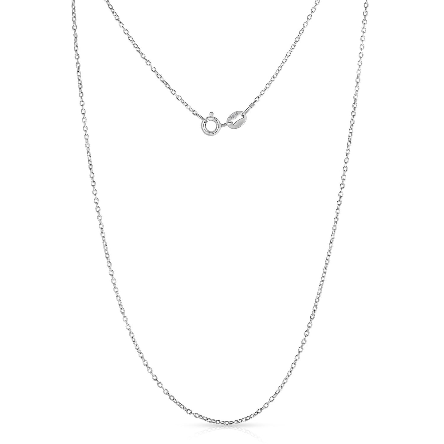 Sterling Silver Cable Chain Necklace