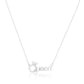 QUEEN Word Necklace in Sterling Silver