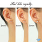 14k Yellow Gold and Cubic Zirconia Stud Earrings, Silicone Pushback