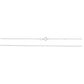 14k White Gold Diamond Cut Cable Chain