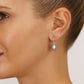 14k Yellow Gold Freshwater Pearl Dangle Earrings