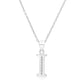 Sterling Silver Initial Charm Necklace, All Letters