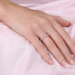 Eternity Engagement Band Ring In Sterling Silver, 2mm Width