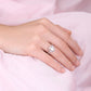 Sterling Silver Fire Opal Oval Ring