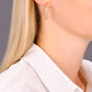 14k Yellow Gold Textured Hoop Earrings, The Twist Collection