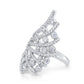 Sterling Silver Spiral Cocktail Ring