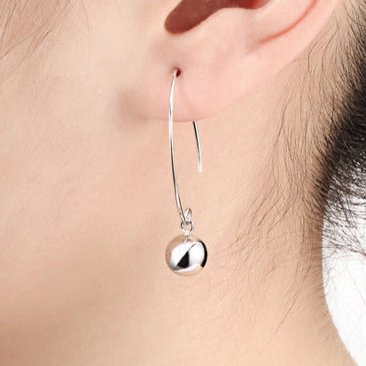 Dangle Ball Drop Earring in 925 Sterling Silver – Tilo Jewelry®