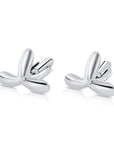 Sterling Silver Leaf Style Cuff-Links