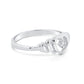 Sterling Silver Open Heart Ring