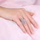 Sterling Silver Spiral Cocktail Ring