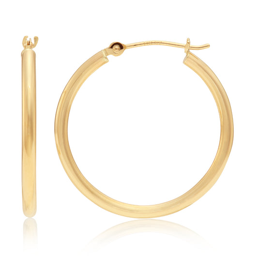 Single Replacement - 25mm - 14k Yellow Gold - 2mm
