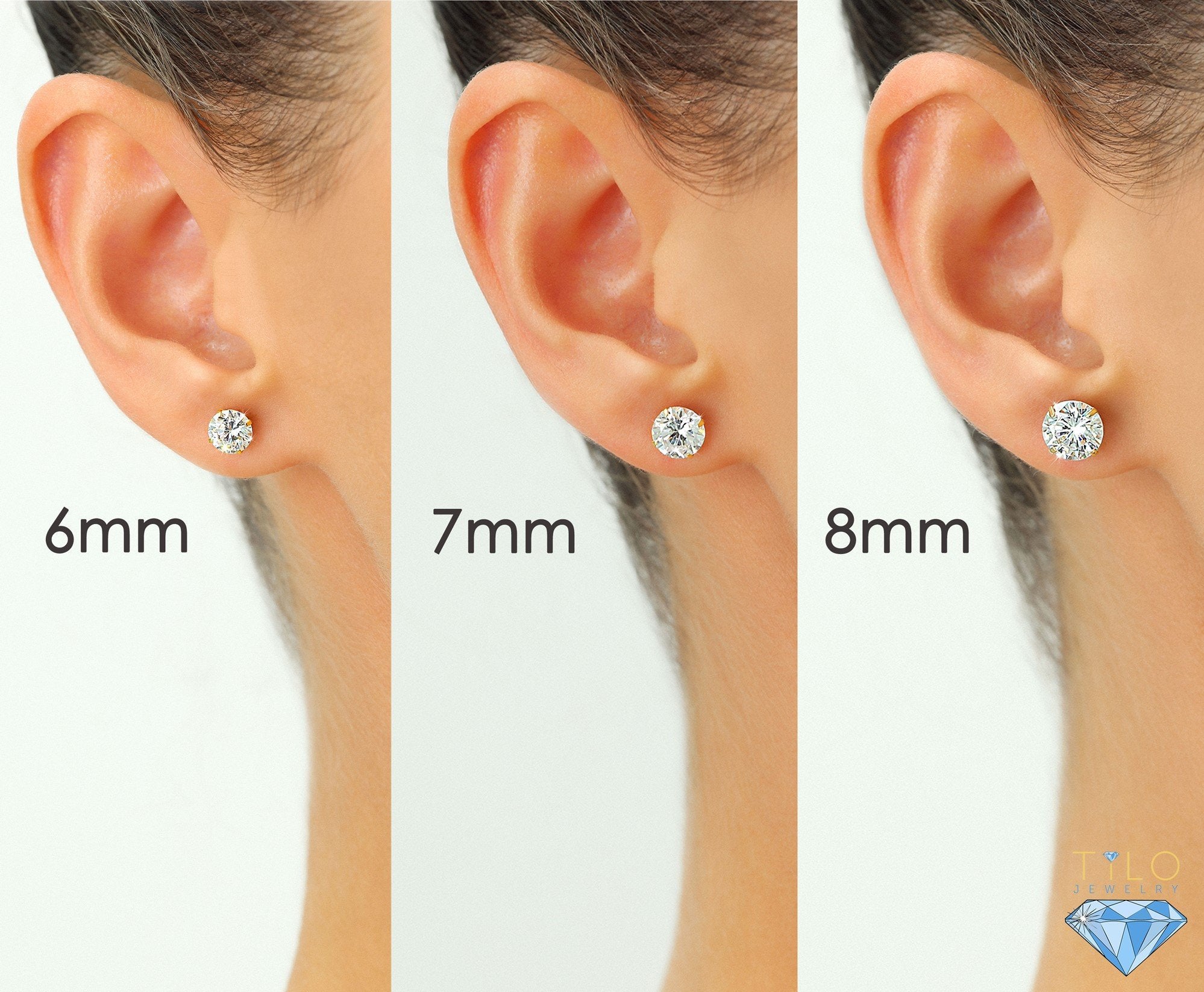 Crystal Royal Blue and Crystal Powder Grey Bridal Earrings –  Lacchiappasognijewelry